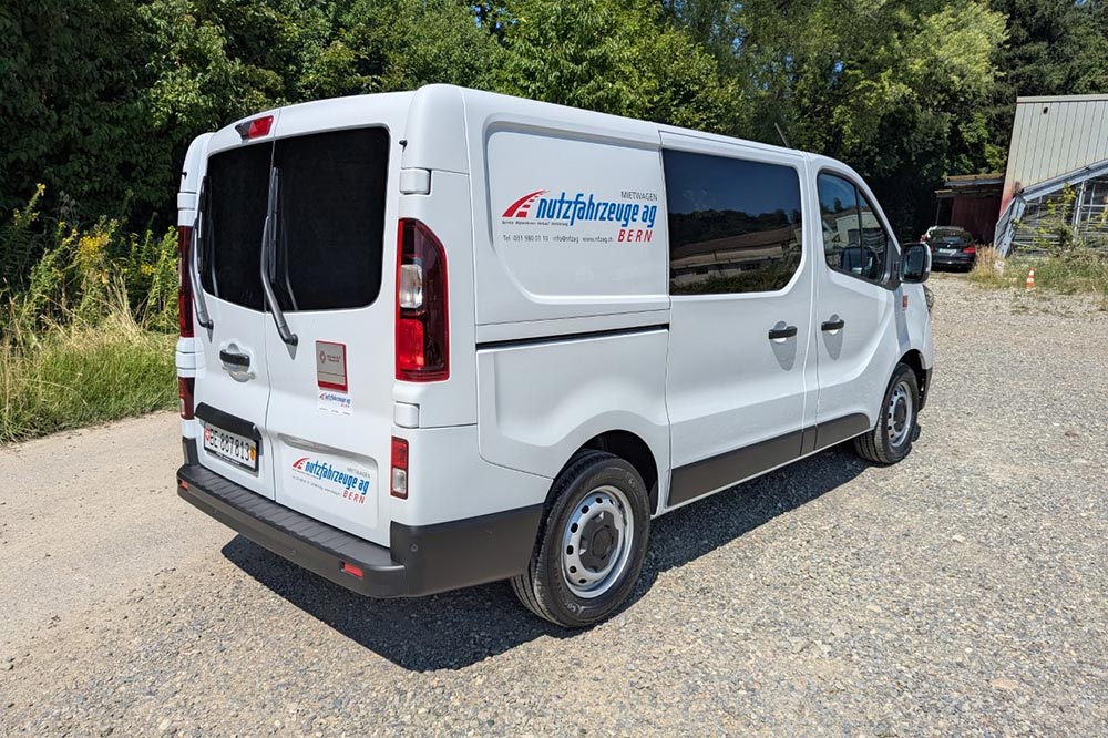 Renault Trafic Mietwagen, Rückansicht